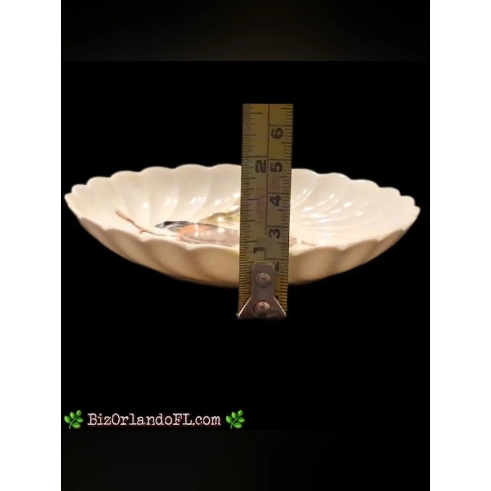 VINTAGE Haviland Limoges France Bouvreuil Bird 1967 Collector Dish Saucer Signed